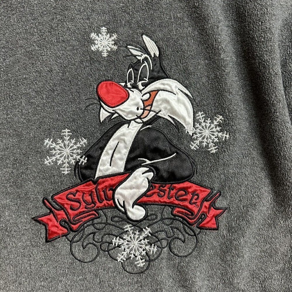 Looney Tunes sweater Sylvester Retro 1X Crew Neck Grey - Picture 3 of 6